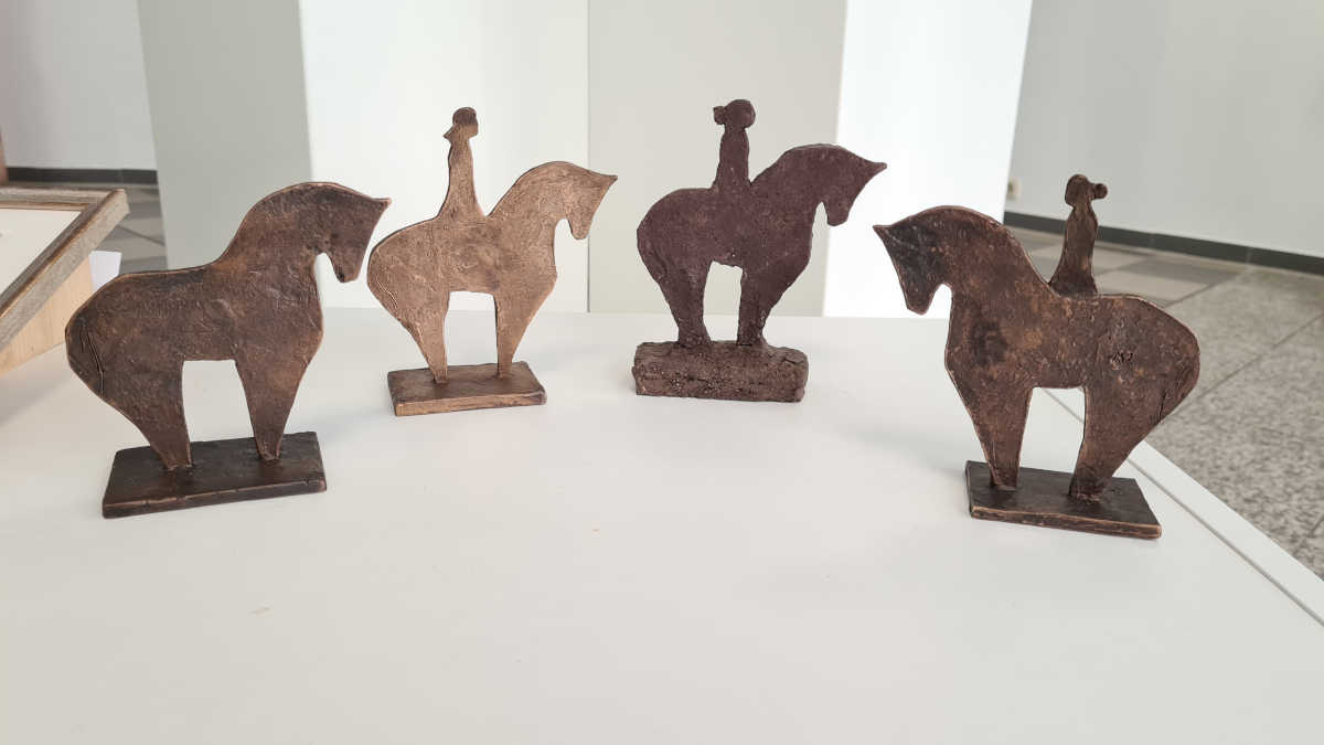 Pferde - Bronzeskulpturen von Mechthild Rathmann